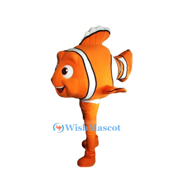 Orange Clownfish Mascot Costume