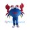 Cute Blue Crab Mascot Costume