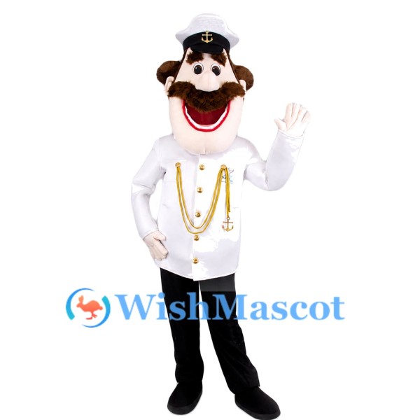 Happy Captain Mascot Costume