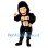 Muscular Gorilla Mascot Costume