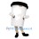 White Coffee Cup Mascot Costume