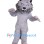 Furry Gray Wolf Mascot Costume