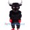 Power Black Bull Mascot Costume