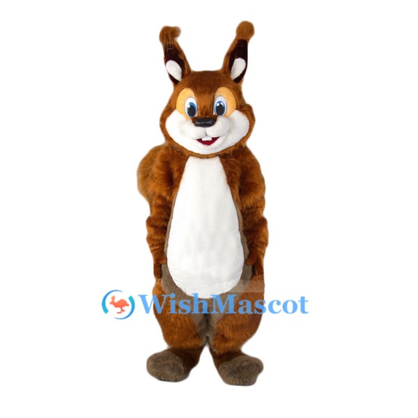 ‌Cute Furry Squirrel Mascot Costume