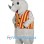 Circus-Style Rhino Mascot Costume