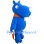 Super Blue Rhino Mascot Costume