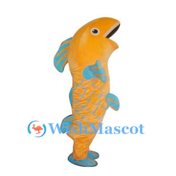Orange Fish Mascot Costume