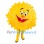 Happy Sunflower Mascot Costume