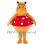 Cute Sphere Hippo Mascot Costume