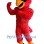 Bold Red Cardinal Mascot Costume
