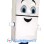 White Refrigerator Mascot Costume