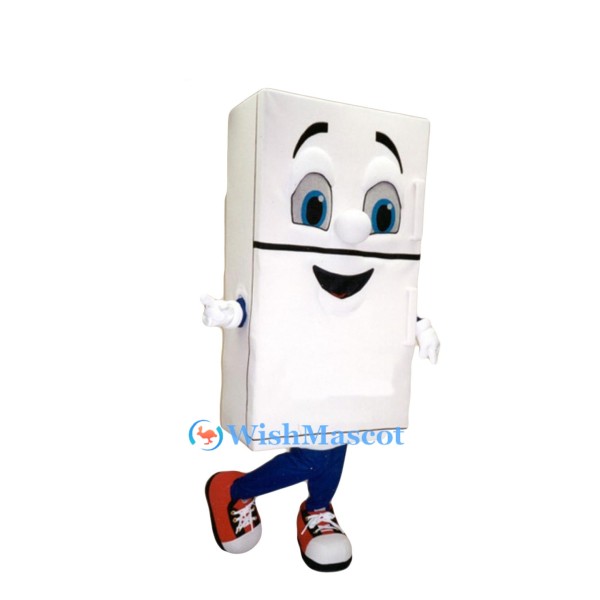 White Refrigerator Mascot Costume