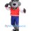 Casual Wear Wolf Mascot Costume