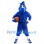 Basketball Blue Horse Mascot Costume