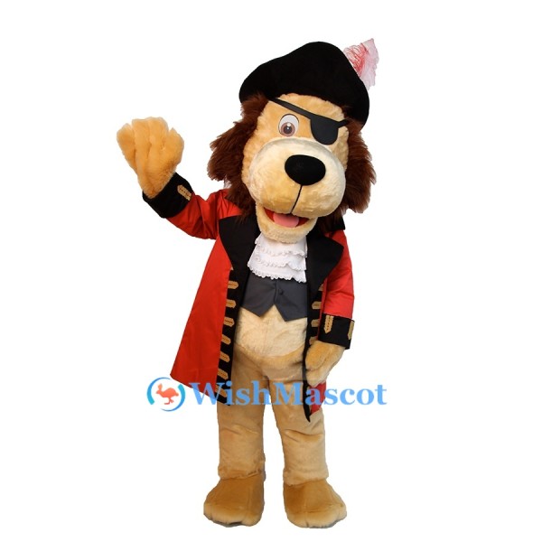 Superb ‌Pirate Lion Mascot Costume