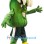 Fierce Green Wave Mascot Costume