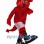 Sporty ‌Red Devil Mascot Costume