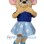 Cute Mouse Girl Mascot Costume