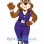 Sexy Fitness Rabbit Mascot Costume