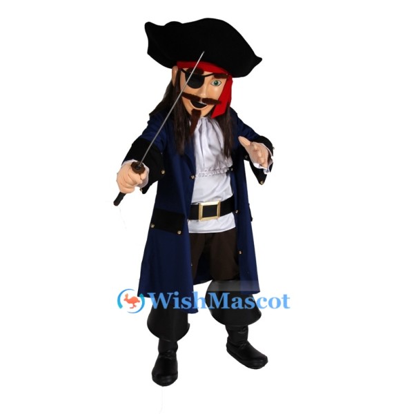 Pirate Mascot Costume with Sword