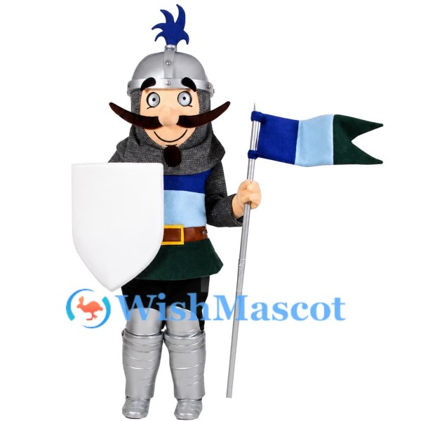 Knight Mascot Costume in Armor