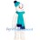 Cute Cartoon Snowman Mascot Costume