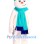 Cute Cartoon Snowman Mascot Costume