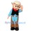 ‌Western Cowboy Mascot Costume