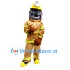 ‌Firefighter Bulldog Mascot Costume