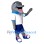 Happy ‌Grey Dolphin Mascot Costume