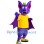 Halloween ‌Purple Bat Mascot Costume