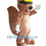 Cool Worker Squirrel Mascot Costume