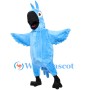 Adorable Blue Parrot Mascot Costume