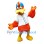 Orange Baseball Duck Mascot Costume
