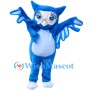 Adorable Blue Owl Mascot Costume