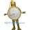 Golden Clock Mascot Costume