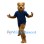Dynamic Brown Leopard Mascot Costume