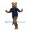 Dynamic Brown Leopard Mascot Costume