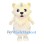 Cute White Tiger Mascot Costume