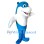 Friendly Dolphin Mascot Costume
