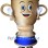 Cheerful Trophy Mascot Costume