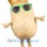 Cool Potato King Mascot Costume