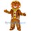 Happy Gingerbread Man Mascot Costume