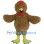Hairy Brown Chicken Mascot Costume