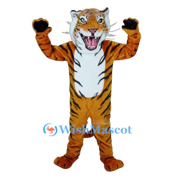 Realistic Fierce Tiger Mascot Costume
