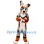Multicolored Fox Dog Mascot Costume