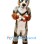 Multicolored Fox Dog Mascot Costume