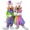 Adult Easter Bunny Couple Mascot Costume