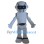 Modern Futuristic Robot Mascot Costume