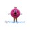 Pink Donut Mascot Costume